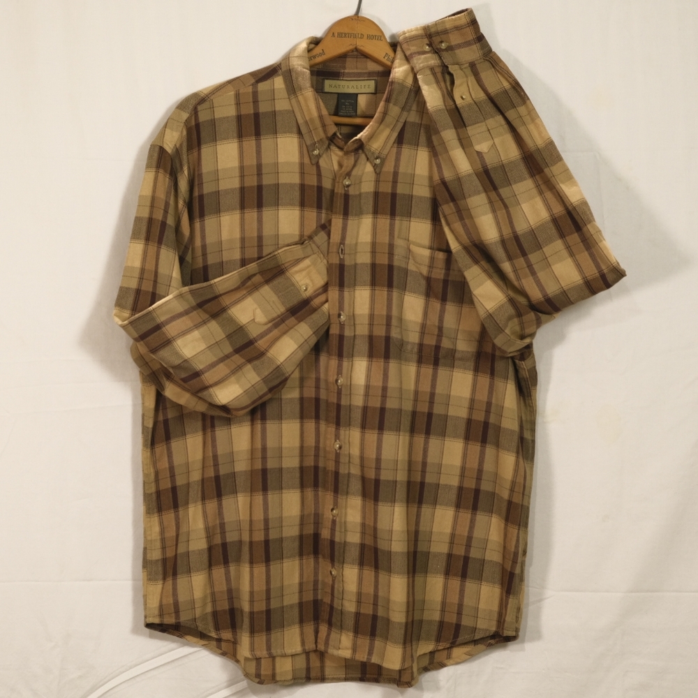 Vintage Natural Life Men's Flannel Shirt